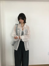 テテシースルーシャツ (2color)