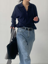 132 High-Waist Wide Denim Pants