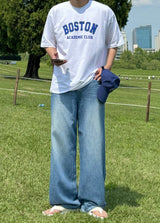 Gonzo Linen Cool Medium Denim Pants