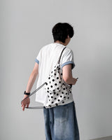 Peeling Dot Hood Bag