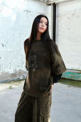 DAMAGE DOUBLE-LAYERED SLEEVE