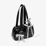 Lovie Ribbon Boston Bag