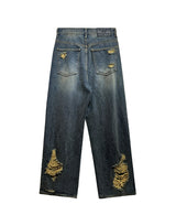 [LAN ARCHIVE] Destroyed Wide Denim Pant
