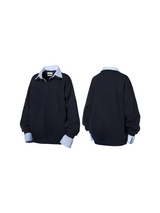 RELABEL 24AW Chrysalis Cocoon False Double Layer Check Patchwork Casual Sweater