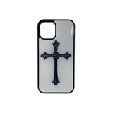 [MADE] cross epoxy phone case (white)