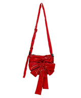 Knotted Micro Padding Bag (Glossy-Red)