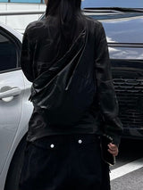 leather shirt bag