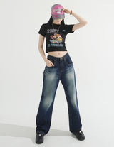 Teddy cropped T-shirt