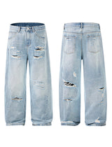 Hold Damage Wide Denim