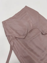 Fold Satin Lace Skirt