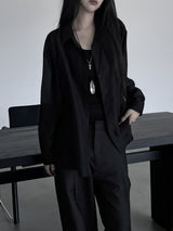 veil tencel シースルーシャツ (2color)