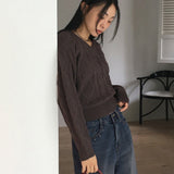 Rubot Twisted Fisher V-Neck Knitwear
