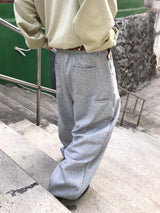 ワイドベルトスウェットパンツ (6c)