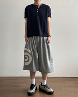 デイ ヘンリーネック クロップ ショートスリーブTシャツ