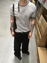 No.1735 ringer HN half T (4color)