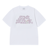 25SS バッドバニーロゴショートスリーブTシャツ ホワイト