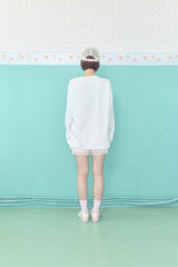 ココヘンリーネックワッフルトップ (WHITE)