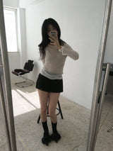 See-Through Long Sleeve Tee