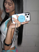 Aqua choco button tok (Round), Basic
