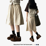 Eiki Side Pintuck Pocket Tab Banding Shorts