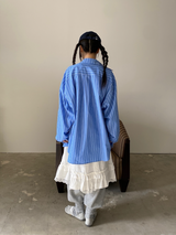 garden waffle lace T 