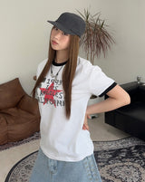 アケンビンテージスターリンガーTシャツ