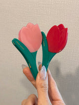 Tulip hair clip (2color)
