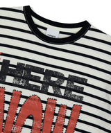 HERE NOW ストライプTシャツ