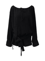 chic loose belted strap knit (3color)