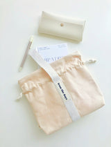 【MADE】Canvas Pouch Bag - Peach