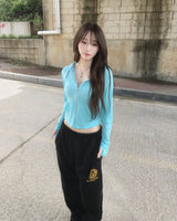 Sagging flare pants