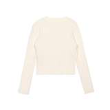 ESSENTIAL CABLE CARDIGAN (4 COLORS)