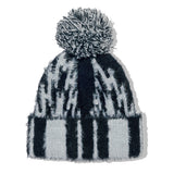 navajo pattern beanie black