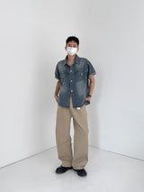 OW Udin Two-Pocket Washed Denim Shirt (2C)