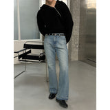 [Unisex] Side zipper hood knit sleeves(3color)