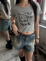 [S/S] レギュラープリンティングハーフTシャツ(3color)