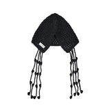 JELLYFISH STRAP BEANIE (BLACK)