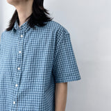 Relaxed Check Short Sleeve Shirt