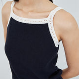 PIERCE TANK TOP(NAVY)
