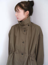 Neck Belt Trench (Khaki)