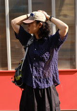 [SEMADE] Forest Daily Check Half Shirts