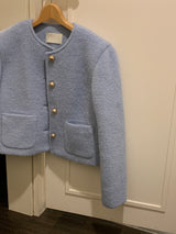 Normable wool winter tweed jacket