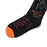 FISHING GRAPHIC SOCKS [BLACK]