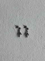 ミニリンクドロップピアス