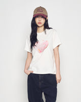 25FW WOMAN HEART DOUGHNUT SHORT SLEEVE T-SHIRT
