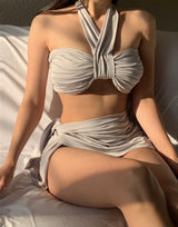 {MADE} Flomer shirring Bikini