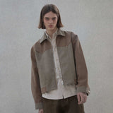 Toning color Oxford western Jacket