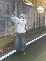 [Lining] Winter Washed Pintuck Balloon Pants (3c)