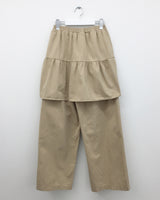 Wavy flare skirt pants (3color)
