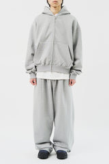 Jeff Cropped Zip Hoodie (3color)